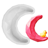 3D CRESCENT CHOCOLATE MOUSSE MOULD