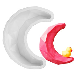 3D CRESCENT CHOCOLATE MOUSSE MOULD