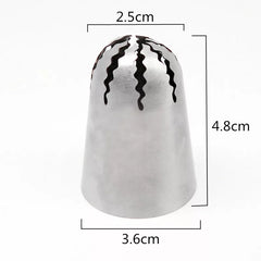 EXTRA  LARGE 4 PC STAINLESS STEEL NOZZLE SET