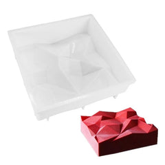 TRIANGULATION SQUARE CHOCOLATE MOUSSE MOULD