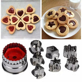 ROUND LINZER COOKIE CUTTER SET