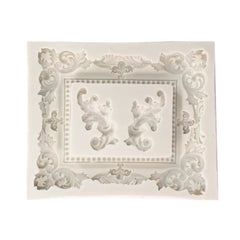 VICTORIAN RECTANGLAR PHOTO FRAME MOULD WITH SCROLLS