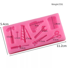 MINI BUILDERS THEMED/ TOOLS MOULD