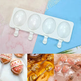 EGGS CAKESICLES/ICE POP/LOLLIPOP MOULD 4 PCS
