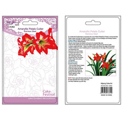 AMARYLLIS FLOWER PETALS CUTTERS SET A362