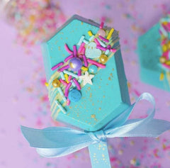 MINI HEXAGON CAKESICLES/ICE POP/LOLLIPOP MOULD 4 PCS