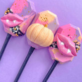 OCTAGON CAKESICLES/ICE POP/LOLLIPOP MOULD 4 PCS