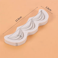 FABRIC DOUBLE DRAPE BORDER MOULD (CURVED)