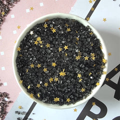 MINI SUGAR CRYSTALS WITH STARS SPRINKLES 125G