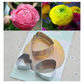 BUTTERCUP/RANUNCULUS PETALS FLOWER CUTTERS SET A346