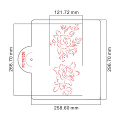 XL BLOOM B STENCIL
