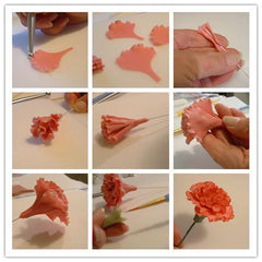 CARNATION PETALS FLOWER CUTTERS SET A376
