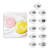 MINI CROWNS COOKIE STENCILS SET- 10 PCS