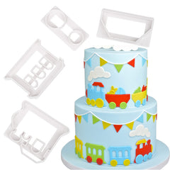 TRAIN CUTTER SET 4PCS