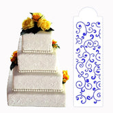 LEAFY SCROLL STENCIL