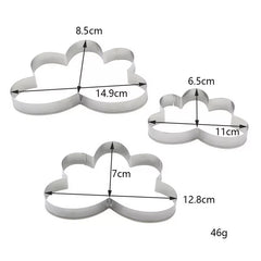 JUMBO RHODODENDRON AZALEA FLOWER PETAL CUTTERS SET A611