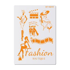 LADY FASHION STENCIL