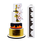 FLAME/FIRE BORDER STENCIL