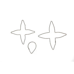 FUSCHIA FLOWER PETAL CUTTERS SET A315