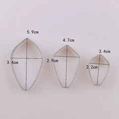 GARDENIA FLOWER PETAL CUTTERS SET A366