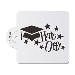 GRADUATION HAT STENCIL
