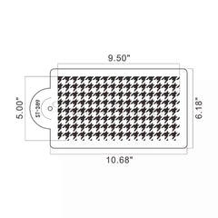 HOUNDSTOOTH STENCIL