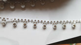 RHINESTONE WITH PLASTIC CHAIN RIBBON
