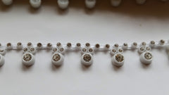 RHINESTONE WITH PLASTIC CHAIN RIBBON