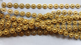 GOLD PEARL ROUND FLOWER RIBBON