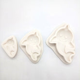 VARIOUS SIZES BABY SHARK MOULD SET 3PCS