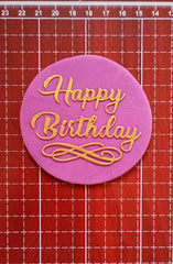 HAPPY BIRTHDAY OUTBOSS STAMP/DEBOSSER