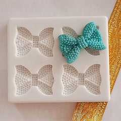 MINI RHINESTONE BOWS / BOWTIES SET MOULD