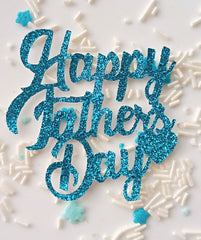 FATHERS DAY GLITTER PAPER TOPPER