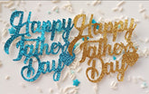 FATHERS DAY GLITTER PAPER TOPPER