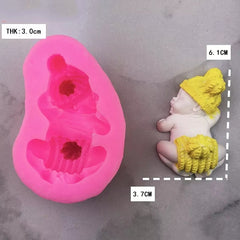 BABY IN KNITS MOULD (MEDIUM)