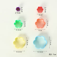 FLOWER COOKIE CUTTER SET 5PCS