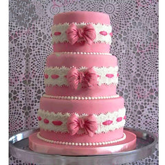 SILICONE LACE WITH RIBBON MOULD - SHORT