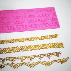 MURALS BORDER CAKE LACE MAT 4PCs