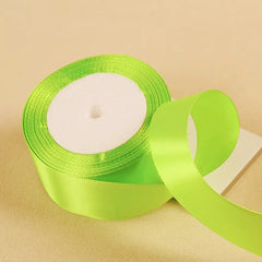 SATIN RIBBON (LIME GREEN)
