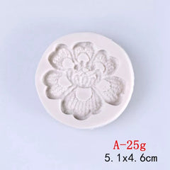 FLOWER HEAD LACE MOULD (SINGLE)