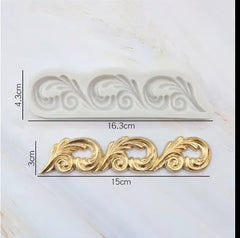 CONTINUOUS SCROLL BORDER MOULD