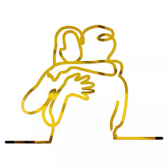 COUPLE HUGGING CAKE CHARM TOPPER