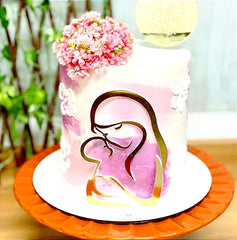 MOTHER AND CHILD CAKE CHARM TOPPER