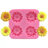 3D DAISIES FLOWER MOULD 4PCS
