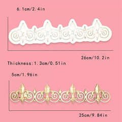 LONG FLEUR DE LIS BORDER MOULD