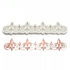 LONG FLEUR DE LIS BORDER MOULD