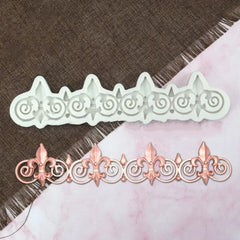 LONG FLEUR DE LIS BORDER MOULD