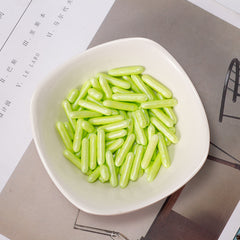 LIME GREEN SUGAR RODS SPRINKLES 125GMS