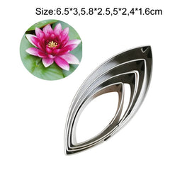 LOTUS FLOWER PETALS CUTTERS SET A342