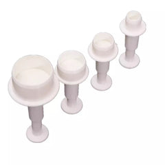 MINI GEOMETRIC PLUNGER CUTTER SET 4PC